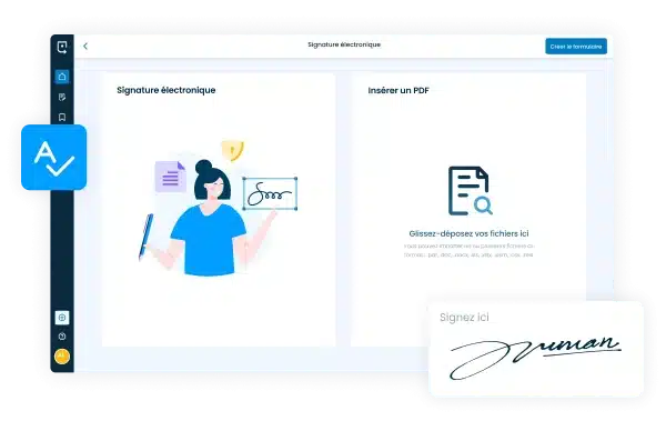 Sqalia Global XP - fonctionnalité de signature électronique